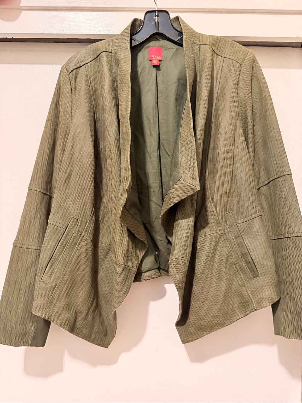 100% Leather blazer